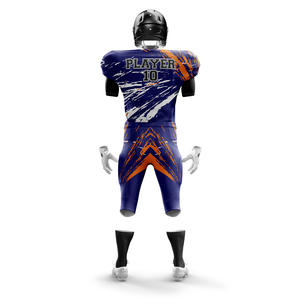 ชุดเสื้อผ้าอเมริกันฟุตบอลไซส์ใหญ่พิเศษเสื้อกีฬาแขนสั้นระบายอากาศได้โลโก้ออกแบบได้ตามต้องการ - Product Image 3