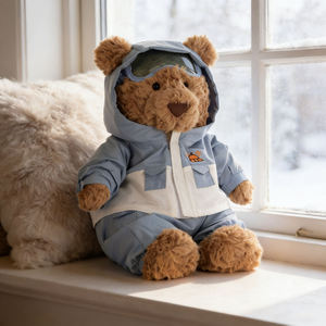 MaoYi HOT Novedad 25.ª Edición Oso de Peluche de 28 cm Súper Suave Relleno de Algodón PP Temática Corazón Kawaii Aniversario Venta al por Mayor Peluche de Regalo - Product Image 6