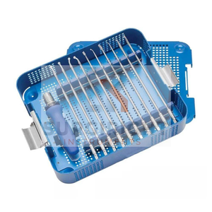 Boîte à paniers d'instruments médicaux Plateau de stérilisation pour instruments chirurgicaux de désinfection 30 avec trous de couverture par des instruments de Surgiright - Product Image 4