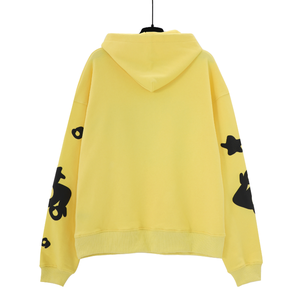 Sudadera con Capucha de Marca Europea de Alta Calidad, Sudadera Deportiva Cálida para Hombre y Mujer con Estampado de Telaraña, Estilo Americano - Product Image 3