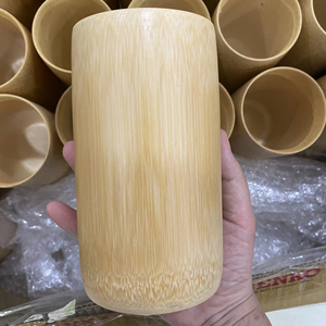 Organic Touch Bamboo Cup Taza ecológica natural hecha a mano - Product Image 1