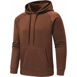 เสื้อสวมหัวขนาดใหญ่พิเศษใส่ได้ทั้งชายและหญิงเสื้อฮู้ดผ้าฟลีซ350-465gsm 100% โพลีเอสเตอร์แขนเสื้อแร็กแลนอบอุ่นนุ่มย้อมสีเรียบสำหรับผู้ชายฤดูใบไม้ร่วงฤดูหนาว - Product Image 1