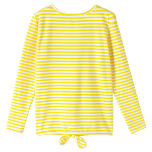 Camiseta Casual Extra Grande de Alta Calidad para Niñas, con Cuello Redondo y Rayas, Logotipo Personalizado Impreso, 100% Algodón, Bangladesh - Product Image 3