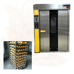 Wholesale Price Big Bread Oven 32 Trays With Trolley 1400Kg Weight <b>Rotary</b> Oven Baking Oven Made in Vietnam Manufacturer - Product Image 1