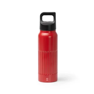 Borraccia Termica Sostenibile in Acciaio Inossidabile con Design a Reticolo - Gadget - Product Image 3