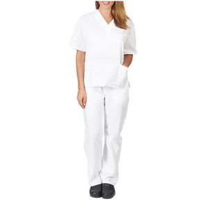 Polyester doux femme joggeurs costume à manches courtes infirmière médecin gommages uniformes pour hôpitaux médicaux vêtements de course portables - Product Image 1