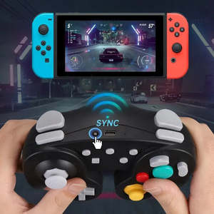 Wireless for Bluetooth Joypad for <b>Switch</b> and PC Gamecube Mobile Phone Compatible Manette Joystick for Mobile Devices - Product Image 3
