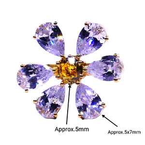 Bague de style classique en argent sterling 925 plaquée or avec zircon cubique - Product Image 6