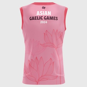 Camiseta de fútbol GAA para mujer, 100% poliéster, alto Stock, ropa de fútbol gaélica sublimada para conjuntos de Irlanda, servicio OEM disponible - Product Image 2