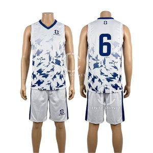 OEM Custom Sublimation Basketball Uniform Set | Mens Printed Training Jersey Shorts | Breathable Lightweight Mesh Front - Product Image 1