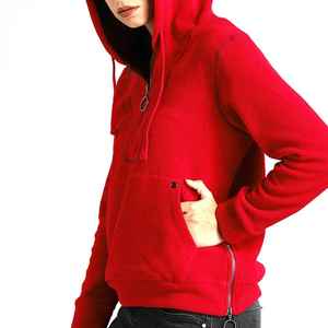 Sudadera con Capucha y Vestido de Punto para Mujer, Manga Larga, con Logotipo Frontal, 100% Algodón, Forrada, Casual, para Invierno - Product Image 5