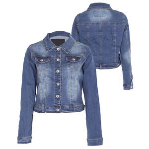 Chaqueta Vaquera de Manga Larga para Mujer de Alta Calidad, Nueva Colección 2026, Corte Regular, Chaqueta Vaquera Moderna en Venta - Product Image 3