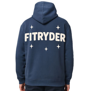 Sweat à capuche court à impression bouffante 3d pour hommes sweat à capuche à impression bouffante poids lourd personnalisé de haute qualité prix de gros meilleur design - Product Image 6