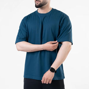 T-shirts à manches courtes pour hommes, sur mesure, de haute qualité, respirants, 100% coton biologique, t-shirt surdimensionné - Product Image 3