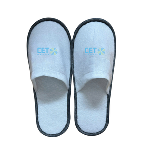 High Quality Hospitality <b>Slippers</b> for Hotels Custom Logo Indoor Spa Guest Room Slides Non-Slip Soft Wholesale - Product Image 2