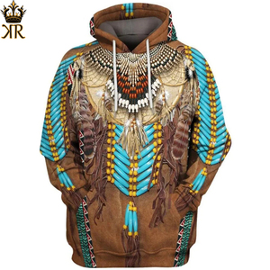 El más nuevo Native Spirit Wolf 3D impreso moda sudaderas con capucha para hombre Sudadera con capucha Unisex pulóver chaqueta Casual Otoño Invierno Tops - Product Image 4