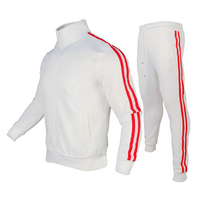 Ensemble de survêtement deux pièces pour homme, style streetwear, imprimé uni avec strass, veste et pantalon, respirant, séchage rapide, extensible dans quatre directions