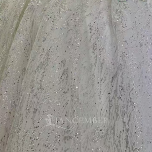 Vestidos de Novia Modernos OY013 de Lujo con Cuello Halter, Borlas, Lentejuelas, Cola Capilla, Flores de Encaje y Cristales para Mujer - Product Image 5