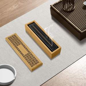 Quemador de Incienso Religioso de Madera Premium y Recolector de Cenizas con Diseño de Alta Calidad para Espacios Aromáticos Limpios - Product Image 5