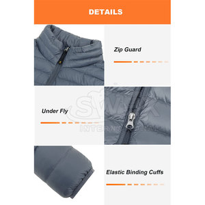 Veste d'hiver à bulles compressible pour hommes la plus vendue en ligne Veste d'hiver à bulles compressible pour hommes Design personnalisé Vente entière Veste d'hiver à bulles compressible pour l'hiver - Product Image 6