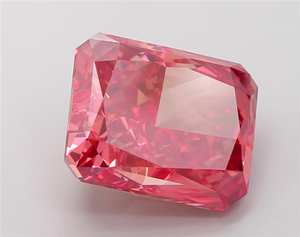 เพชรทรงเรเดียนต์คัท 10.53 กะรัต สีแดงสดแบบแฟนซี ผลิตในห้องปฏิบัติการด้วยเทคนิค CVD ได้รับการรับรองจาก IGI สำหรับงานออกแบบเครื่องประดับตามสั่ง - Product Image 3