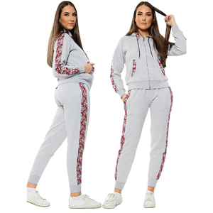 Nouveau design Ensemble t-shirt et jogging grande taille pour femmes en coton élégant pour l'hiver Léger et respirant - Product Image 5