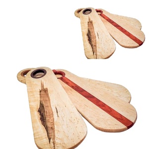 Tabla de Cortar de Madera de Bambú Apta para Alimentos, para Uso en Restaurantes y Hoteles, Vajilla de Madera, Tabla de Quesos, Bloques de Cortar de Madera Planos de 2 cm de Grosor - Product Image 4