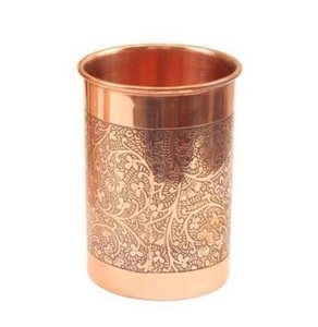 Verre à eau en métal de taille personnalisée de qualité supérieure en cuivre écologique pour un usage domestique meilleure vente produit - Product Image 1
