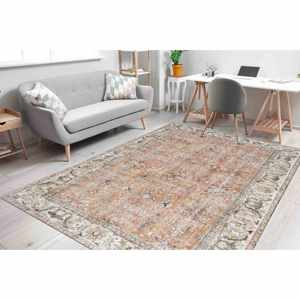Tapis imprimé floral : Orange, Apaisé, Bohème, Turc, Tendance, Antidérapant, Pour chambre d'enfant, Épais, Personnalisé, Cadeau, Tapis fin non tissé - Product Image 2
