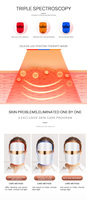 Logo personnalisé 2025 Nouvelle Tendance Portable Rechargeable 48pcs LEDs Infrarouge Thérapie par la Lumière Rouge Masque PDT Dispositif Utilisation en Salon à Domicile