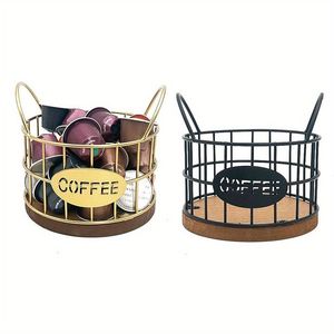 Premium Design Hot Selling <b>Gold</b> Plated Iron Wire <b>Utensil</b> Holder With Wooden Base Best Selling <b>Kitchen</b> Accessories - Product Image 4