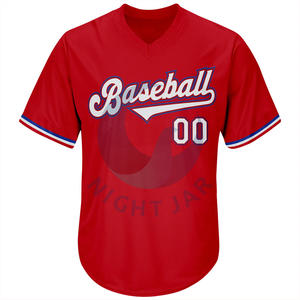 Camiseta de Béisbol de Manga Larga Unisex de Alta Calidad, Uniforme de Equipo Personalizado, Ropa Deportiva Transpirable, Talla Juvenil para Hombre - Product Image 6