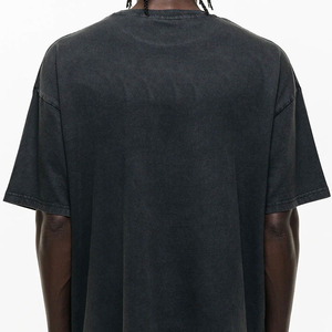 Camiseta Extra Grande de Algodón Jersey de 180g de Alta Calidad para Hombre, con Logotipo Personalizado Bordado, Impresión Casual, Secado Rápido, Ecológica, Sólida - Product Image 5