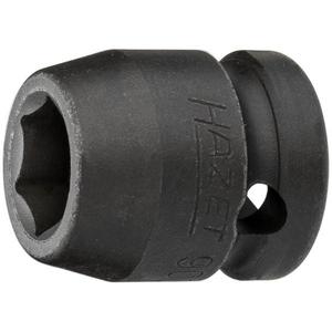 Llave de impacto cuadrada extra corta de 6 puntas Hazet de 1/2'' con perfil de tracción y orificio - Product Image 1