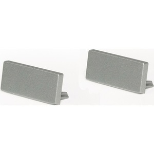 ชุดฝาครอบปลายรางไฟ Paris Silver L&S สำหรับครอบตกแต่งไฟ - Product Image 1