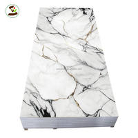 Plaque rigide en PVC effet marbre de haute qualité, certifiée ISO9001, écologique, imperméable, 1220*2440mm, service de découpe sur mesure, couleur personnalisée