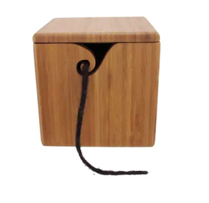 Bol de stockage de fil en bois de conception antique de haute qualité Cadeau But taille personnalisée artisanat naturel Inde Fabrication - Product Image 5