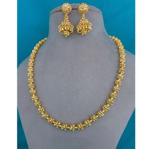 Attractive High Quality Gold Plated Stylish Look Design Kundan Necklace Earrings <b>Set</b> <b>Women</b> Traditional Wedding Engagement <b>Gift</b> - Product Image 1