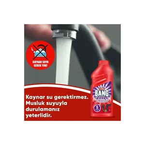 Cillit Bang Turbo 500 ml ouvre-évier en gel hygiénique et nettoyeur de tuyaux pour drains de cuisine et de salle de bain - Product Image 4