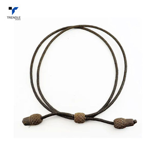 Braided Drawcord Luxury Style 16 Strand <b>Waxed</b> Metallic Yarn Eco-Friendly Garment Cords High Tenacity <b>Hat</b> Cord - Product Image 3