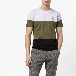 T-shirts pour hommes taille personnalisée respirante et légère en polyester/coton quantité minimale de commande bas vente en gros - Product Image 4