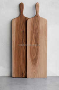 Planche à découper en bois d'acacia avec poignée Bloc à découper naturel pour la cuisine à domicile - Product Image 3