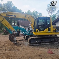 Excavatrice sur chenilles Komatsu PC120, 12 tonnes, compacte, hydraulique, d'occasion, du Japon, pour travaux de construction et terrassement municipal