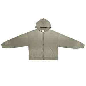 Veste polaire d'extérieur ultra légère pour hommes, col montant, capuche, tissu respirant, manches longues, chaude, unie, vierge, pour l'hiver - Product Image 6