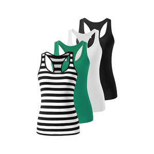 Débardeur vierge unisexe à séchage rapide Haut de chemise sans manches 100% coton de qualité supérieure avec logo personnalisé - Product Image 3