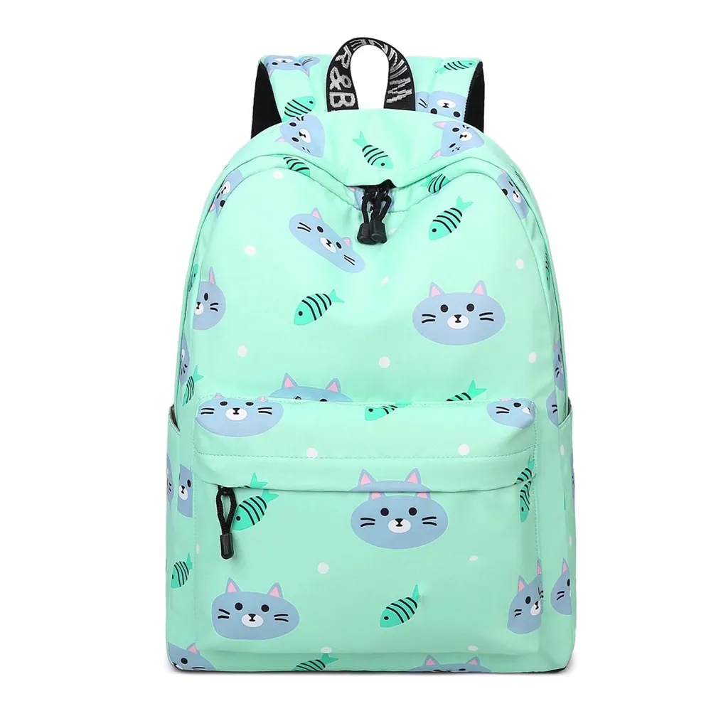 2024 Novo design de cor sólida para estudantes do ensino médio, bolsa para livros, mochila escolar, sacola com preço razoável