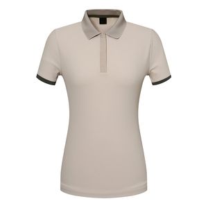 Polo de golf vierge d'été pour femmes, polo slim à manches courtes pour femmes, polo avec logo personnalisé, vente en gros - Product Image 1
