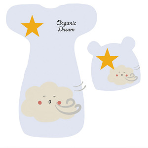 ชุดนอนผ้าห่อตัวเด็กทารกหมวกนอนสำหรับเด็กวัยหัดเดิน - Product Image 1