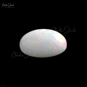 Top Quality <strong>October</strong> Birthstone Natural Fire Opal 16X25MM Oval Smooth Cabochon Loose Gemstone for Jewelry Bulk Item Wholesale Lot - Product Image 3