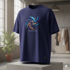 เสื้อยืดโอเวอร์ไซส์ผ้าคอตตอนถักเนื้อหนัก 260gsm สไตล์ลำลองสำหรับผู้ชาย สตรีทแวร์ พิมพ์ลายกราฟิก 3 มิติ ด้านหน้า ทรงหลวมไหล่ตก - Product Image 4